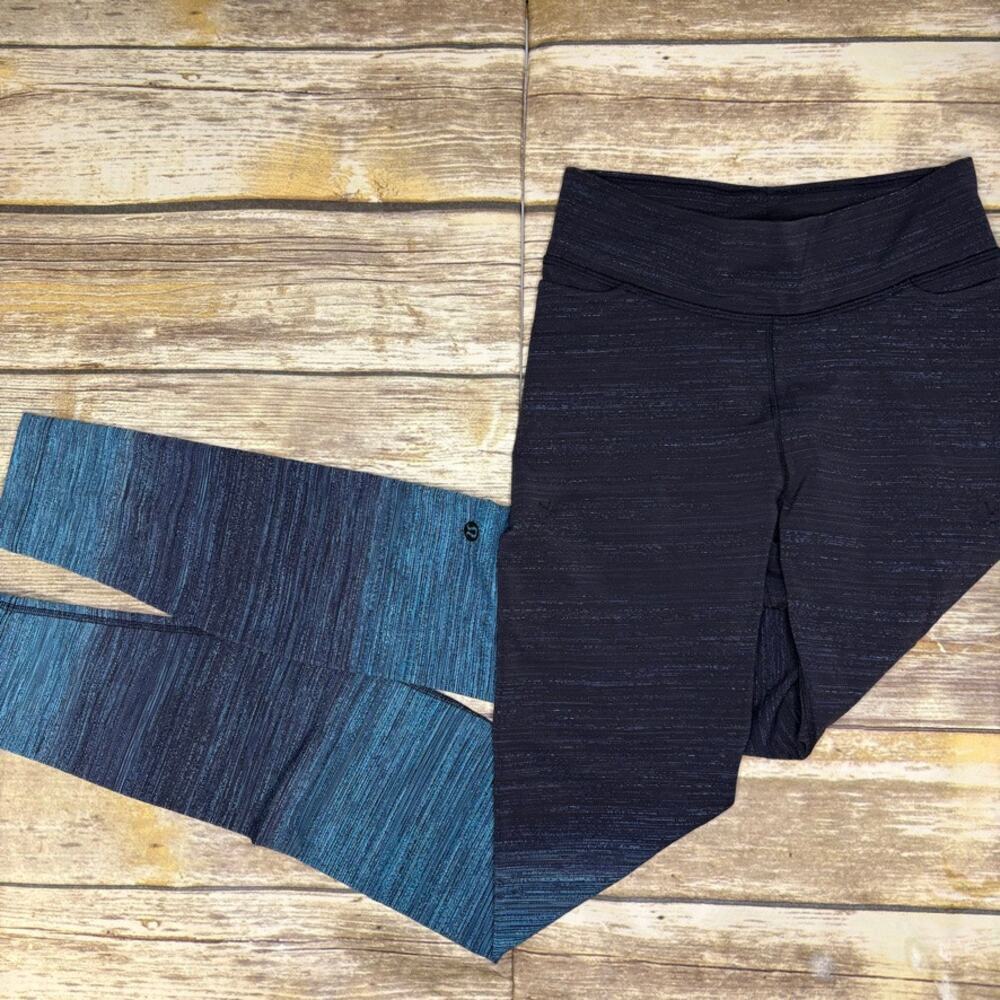 Lululemon LAB Varsa Tight Blue Ombre Leggings Sz 4‎